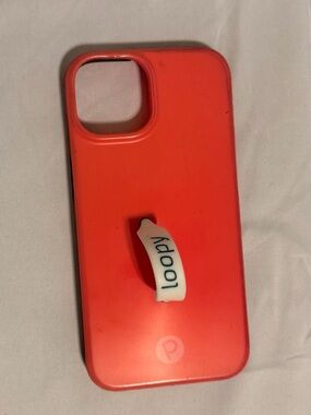 Loopy Case Hot Pink Phone Case with Loop Grip IPhone 15